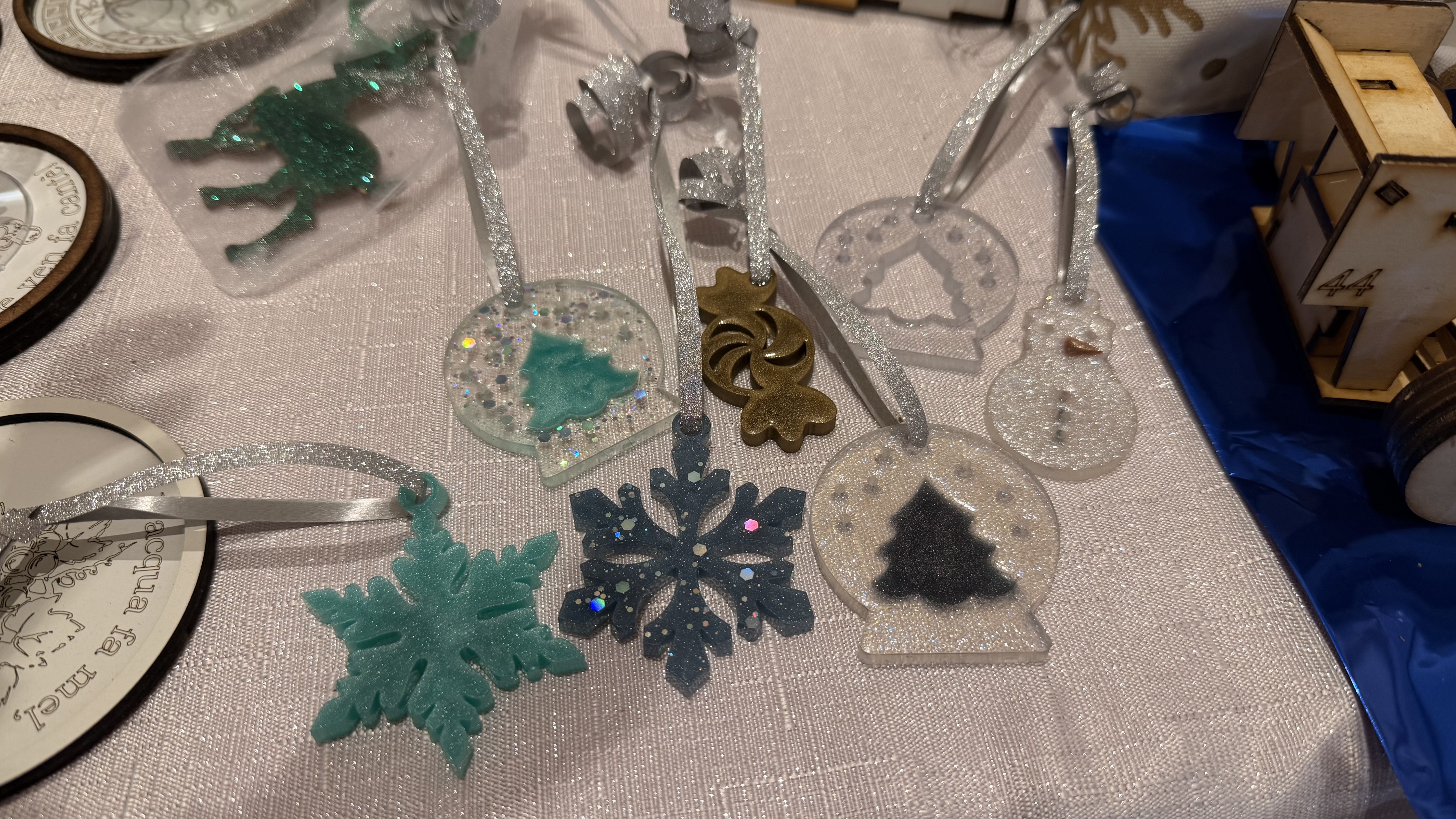 Addobbi natalizi in resina